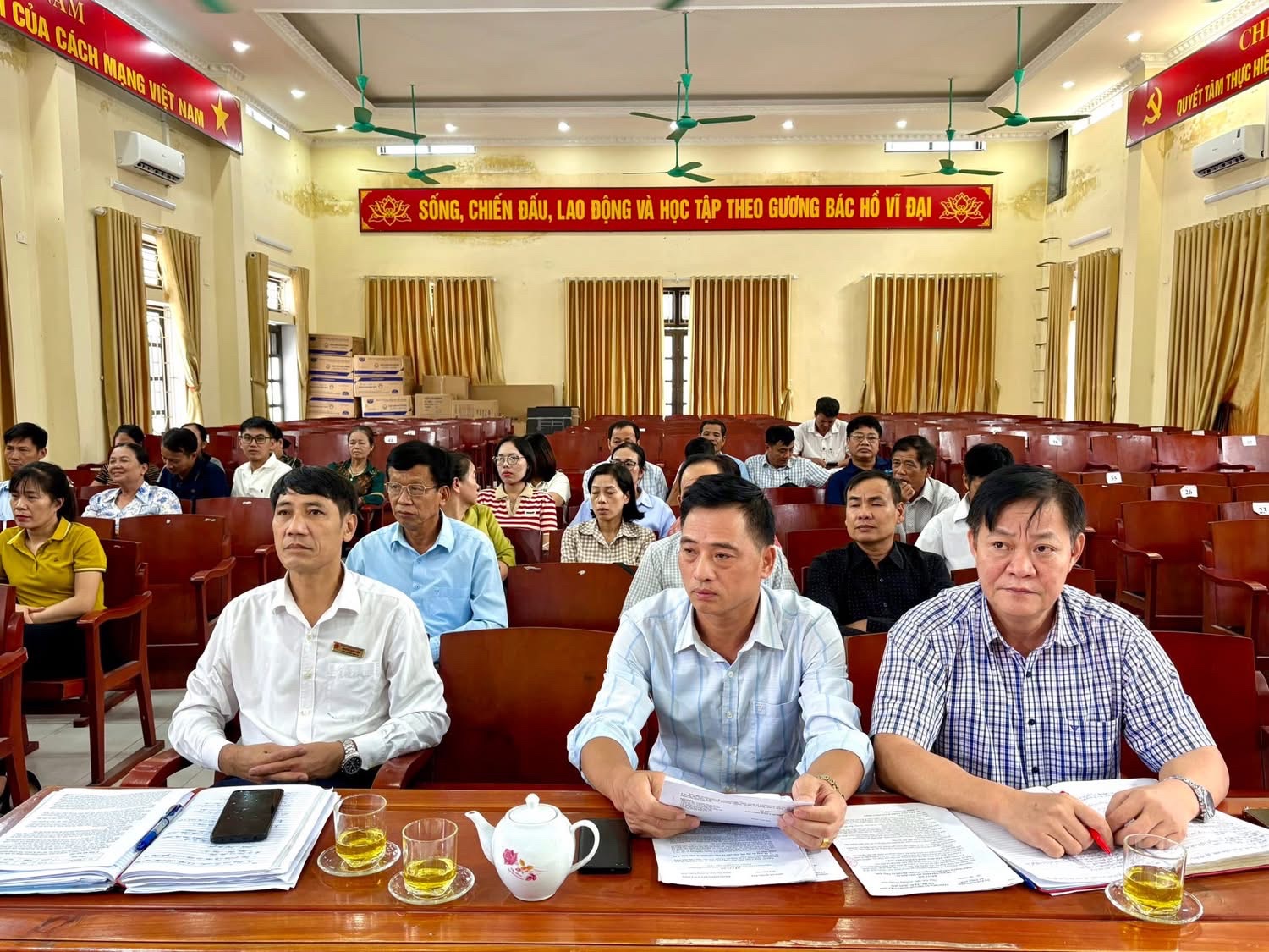  XÃ THỤY ANH SƠ KẾT CÔNG TÁC KHÁM SỨC KHỎE ĐỊNH KỲ, KHÁM SÀNG LỌC MIỄN PHÍ CHO NHÂN DÂN NĂM 2026